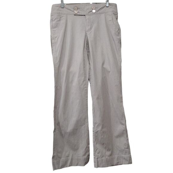 LEE "ONE TRUE FIT" Striped Flare Pants Size 12 - Picture 1 of 5